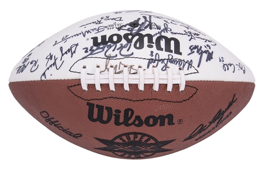 1985 World Champion Chicago Bears Team Signed Wilson Super Bowl XX Football With 42 Signatures Including Walter Payton, Richard Dent, Mike Singletary & Jim McMcMahon (JSA)